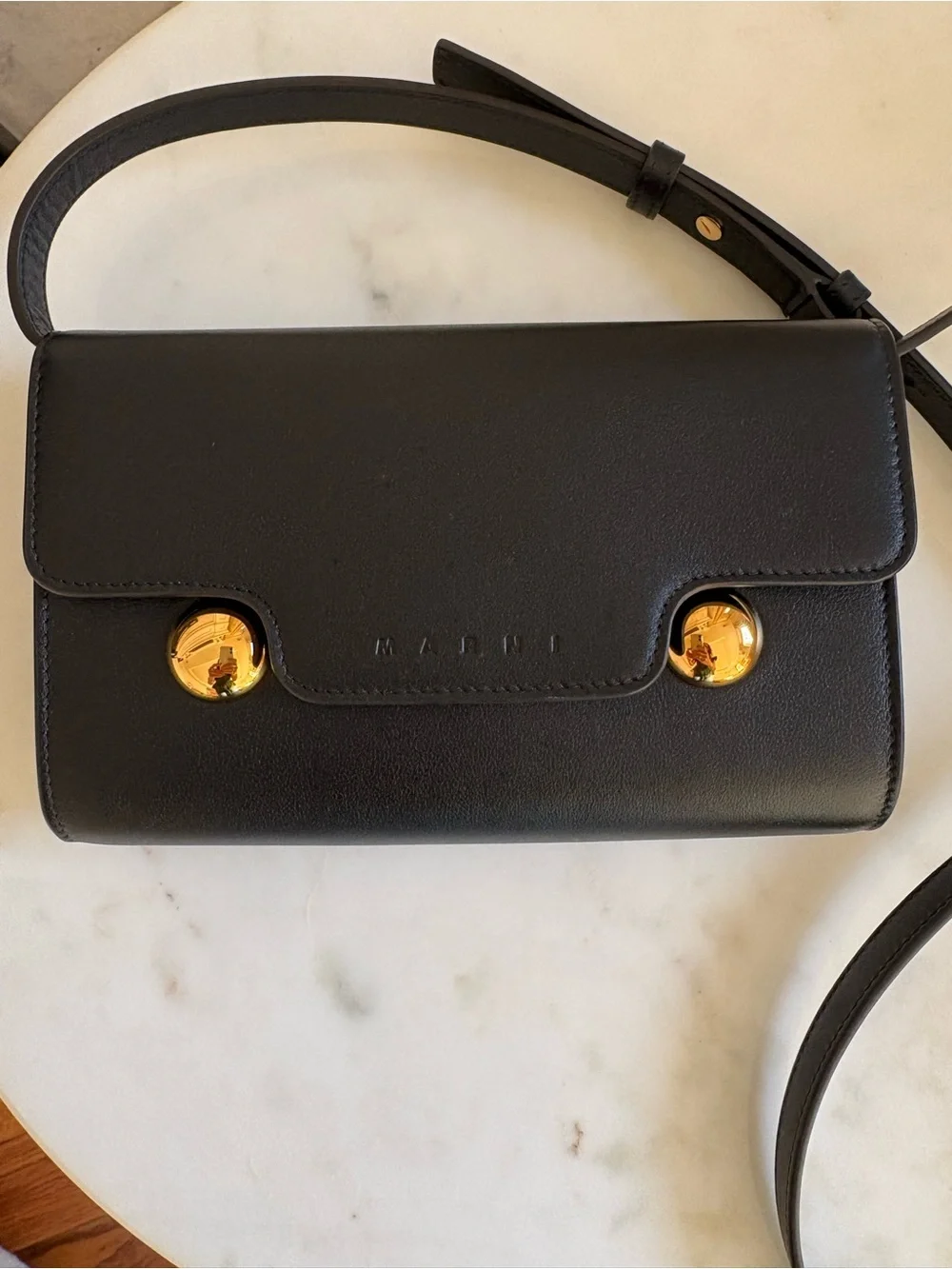Marni Black Trunkaroo Crossbody Bag NWOT - Picture 5 of 13